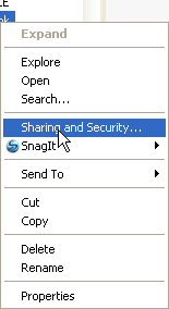 Menu Sharing and Security